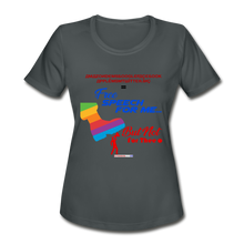 Load image into Gallery viewer, FREE SPEECH FOR ME, BUT NOT FOR THEE - Women's Moisture Wicking Performance T-Shirt - charcoal