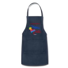 Load image into Gallery viewer, FREE SPEECH FOR ME, BUT NOT FOR THEE - Adjustable Apron - navy