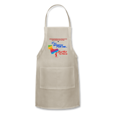 Load image into Gallery viewer, FREE SPEECH FOR ME, BUT NOT FOR THEE - Adjustable Apron - natural