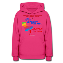 Load image into Gallery viewer, FREE SPEECH FOR ME, BUT NOT FOR THEE - Women's Hoodie - fuchsia