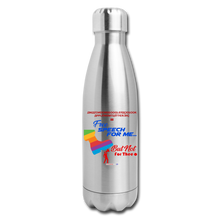 Load image into Gallery viewer, FREE SPEECH FOR ME, BUT NOT FOR THEE - Insulated Stainless Steel Water Bottle - silver
