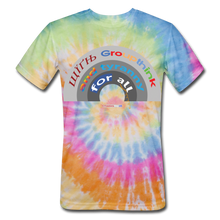 Load image into Gallery viewer, GROUPTHINK RAINBOW - Unisex Tie Dye T-Shirt - rainbow