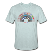 Load image into Gallery viewer, GROUPTHINK RAINBOW - Unisex Heather Prism T-Shirt - heather prism ice blue