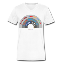 Load image into Gallery viewer, GROUPTHINK RAINBOW - Men's V-Neck T-Shirt - white
