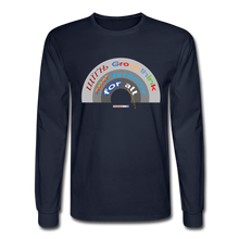 Load image into Gallery viewer, GROUPTHINK RAINBOW - Men's Long Sleeve T-Shirt - navy