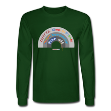Load image into Gallery viewer, GROUPTHINK RAINBOW - Men's Long Sleeve T-Shirt - forest green