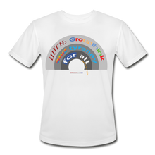 Load image into Gallery viewer, GROUPTHINK RAINBOW - Men’s Moisture Wicking Performance T-Shirt - white