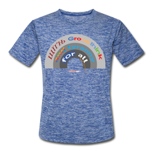 Load image into Gallery viewer, GROUPTHINK RAINBOW - Men’s Moisture Wicking Performance T-Shirt - heather blue