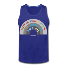 Load image into Gallery viewer, GROUPTHINK RAINBOW - Men’s Premium Tank - royal blue