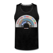 Load image into Gallery viewer, GROUPTHINK RAINBOW - Men’s Premium Tank - charcoal gray