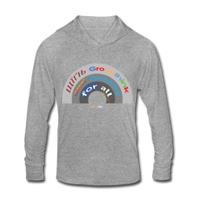 Load image into Gallery viewer, GROUPTHINK RAINBOW - Unisex Tri-Blend Hoodie Shirt - heather gray