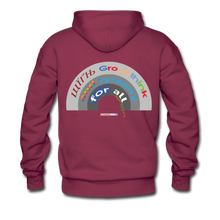 Load image into Gallery viewer, GROUPTHINK RAINBOW - Men’s Premium Hoodie - burgundy