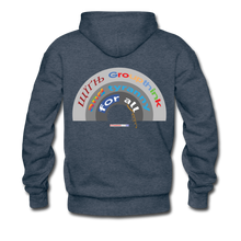 Load image into Gallery viewer, GROUPTHINK RAINBOW - Men’s Premium Hoodie - heather denim