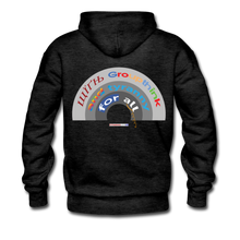 Load image into Gallery viewer, GROUPTHINK RAINBOW - Men’s Premium Hoodie - charcoal gray