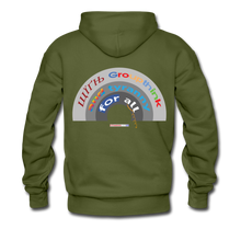 Load image into Gallery viewer, GROUPTHINK RAINBOW - Men’s Premium Hoodie - olive green