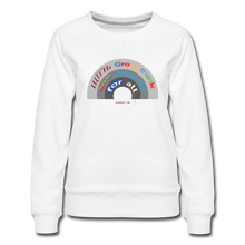 Load image into Gallery viewer, GROUPTHINK RAINBOW - Women's Premium Sweatshirt - white