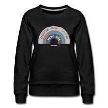 Load image into Gallery viewer, GROUPTHINK RAINBOW - Women's Premium Sweatshirt - black