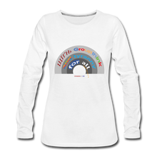 Load image into Gallery viewer, GROUPTHINK RAINBOW - Women's Premium Long Sleeve T-Shirt - white