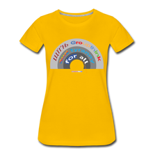 Load image into Gallery viewer, GROUPTHINK RAINBOW - Women’s Premium T-Shirt - sun yellow