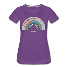 Load image into Gallery viewer, GROUPTHINK RAINBOW - Women’s Premium T-Shirt - purple