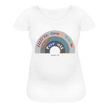 Load image into Gallery viewer, GROUPTHINK RAINBOW - Women’s Maternity T-Shirt - white