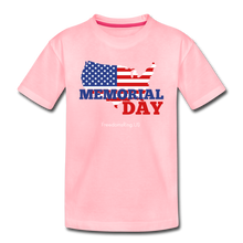 Load image into Gallery viewer, MEMORIAL DAY US FLAG - Kids' Premium T-Shirt - pink