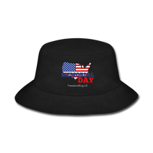 Load image into Gallery viewer, MEMORIAL DAY US FLAG - Bucket Hat - black