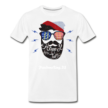 Load image into Gallery viewer, HAPPY 4TH BEARDY! - Men's Premium T-Shirt - white