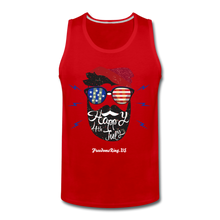 Load image into Gallery viewer, HAPPY 4TH BEARDSICLE! - Men’s Premium Tank - red