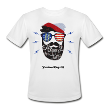 Load image into Gallery viewer, HAPPY 4TH BEARDSICLE! - Men’s Moisture Wicking Performance T-Shirt - white