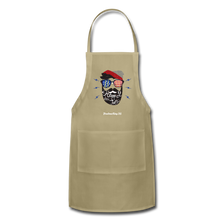 Load image into Gallery viewer, HAPPY 4TH BEARDSICLE! - Adjustable Apron - khaki