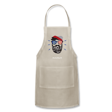 Load image into Gallery viewer, HAPPY 4TH BEARDSICLE! - Adjustable Apron - natural