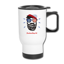 Load image into Gallery viewer, HAPPY 4TH BEARDSICLE! - Travel Mug - white