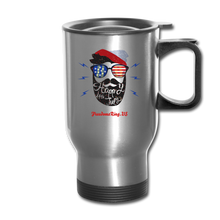 Load image into Gallery viewer, HAPPY 4TH BEARDSICLE! - Travel Mug - silver