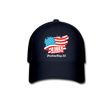 Load image into Gallery viewer, JULY 4TH FLAG - Baseball Cap - navy
