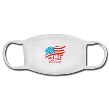 Load image into Gallery viewer, JULY 4TH FLAG - Face Mask - white/white