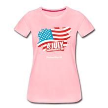 Load image into Gallery viewer, JULY 4TH FLAG - Women’s Premium T-Shirt - pink