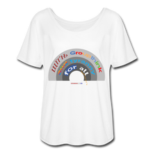 Load image into Gallery viewer, GROUPTHINK RAINBOW - Women’s Flowy T-Shirt - white
