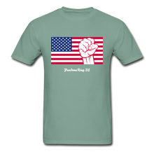 Load image into Gallery viewer, USA STRONG - Unisex ComfortWash Garment Dyed T-Shirt - seafoam green