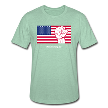 Load image into Gallery viewer, USA STRONG - Unisex Heather Prism T-Shirt - heather prism mint
