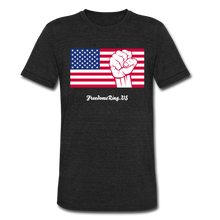 Load image into Gallery viewer, USA STRONG - Unisex Tri-Blend T-Shirt - heather black