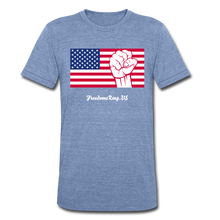 Load image into Gallery viewer, USA STRONG - Unisex Tri-Blend T-Shirt - heather Blue