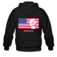 Load image into Gallery viewer, USA STRONG - Gildan Heavy Blend Adult Zip Hoodie - black