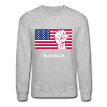 Load image into Gallery viewer, USA STRONG - Crewneck Sweatshirt - heather gray