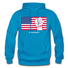 Load image into Gallery viewer, USA STRONG - Gildan Heavy Blend Adult Hoodie - turquoise