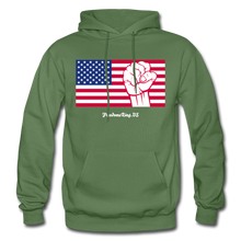 Load image into Gallery viewer, USA STRONG - Gildan Heavy Blend Adult Hoodie - military green