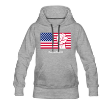 Load image into Gallery viewer, USA STRONG - Women’s Premium Hoodie - heather gray