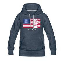 Load image into Gallery viewer, USA STRONG - Women’s Premium Hoodie - heather denim