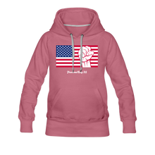 Load image into Gallery viewer, USA STRONG - Women’s Premium Hoodie - mauve