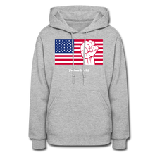 Load image into Gallery viewer, USA STRONG - Women's Hoodie - heather gray